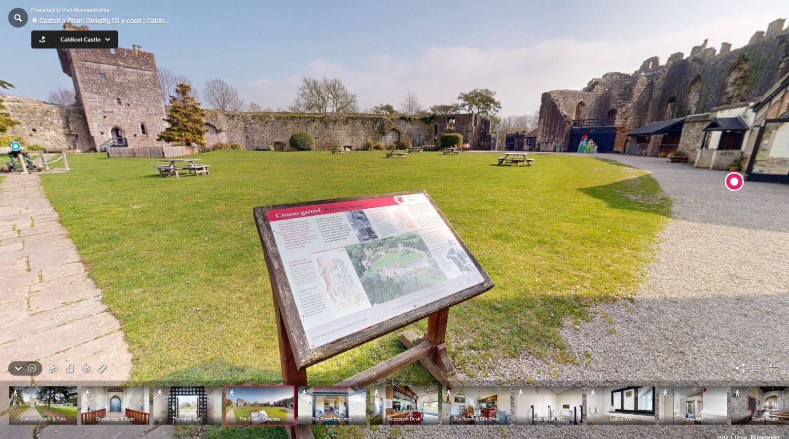 Caldicot Castle Virtual Tour